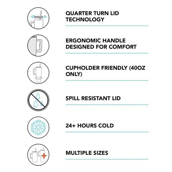 Simple Modern Halloween White Ghost 40oz Trek Tumbler - Picture 6 of 6